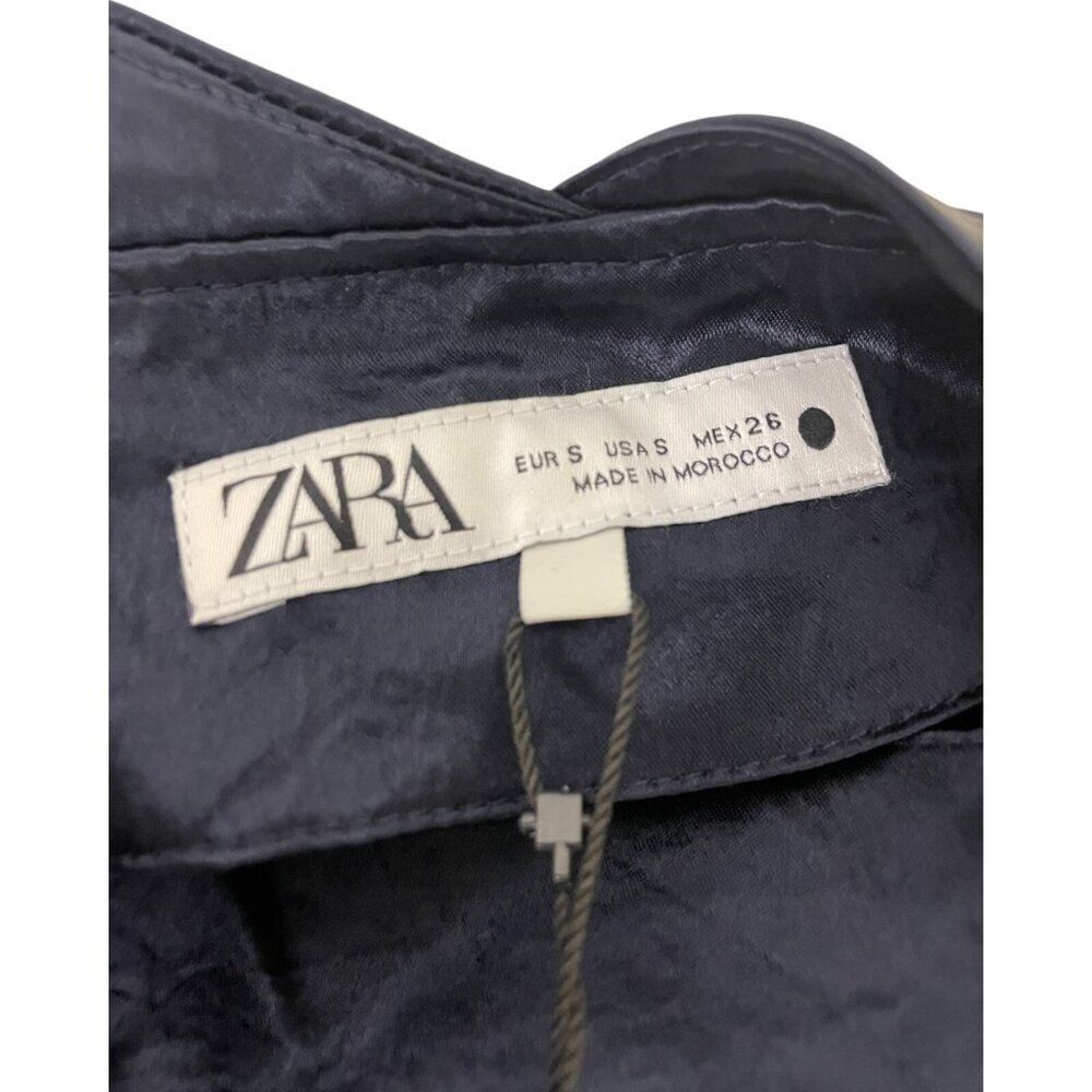 Zara Black Halter Midi Dress - Picture 4 of 9